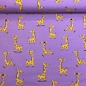 Preview: Jersey | Giraffes | Giraffen lavendel lila